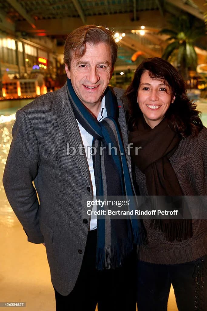 Managing Director of LCI news channel, Eric Revel, and his wife ...