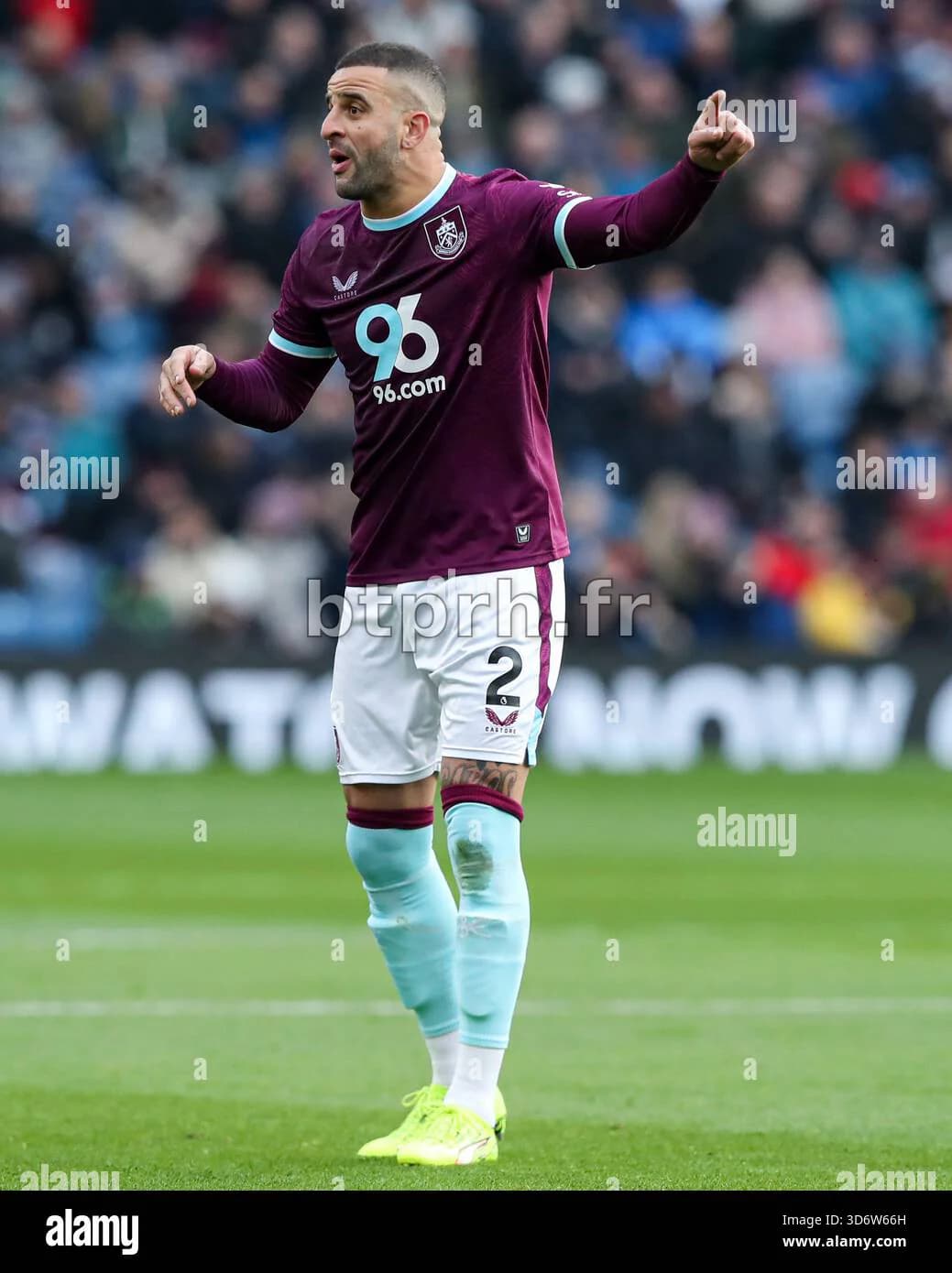 Kyle Walker of Burnley during the Premier League match Burnley vs ...
