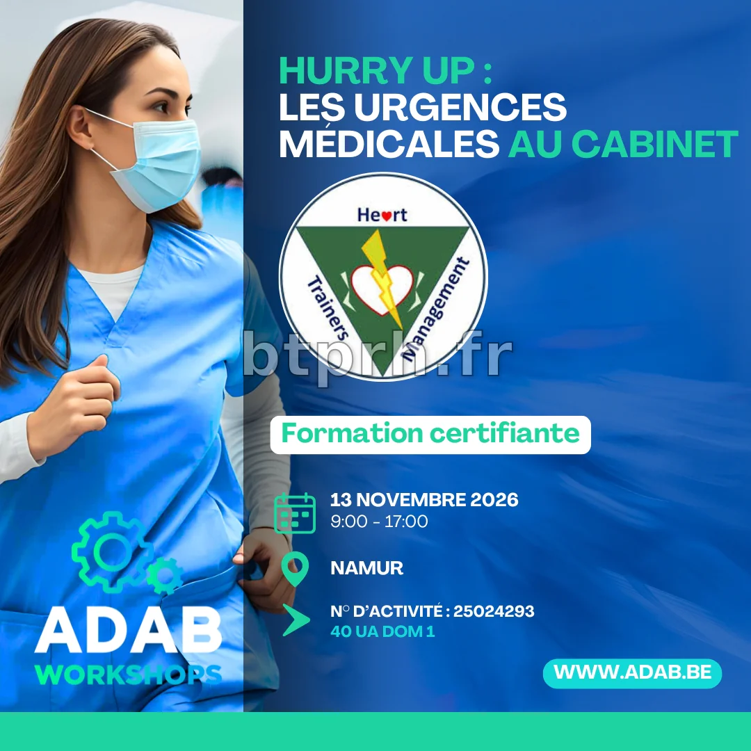 Hurry-up : les urgences médicales au cabinet - 13/11/26 - ADAB