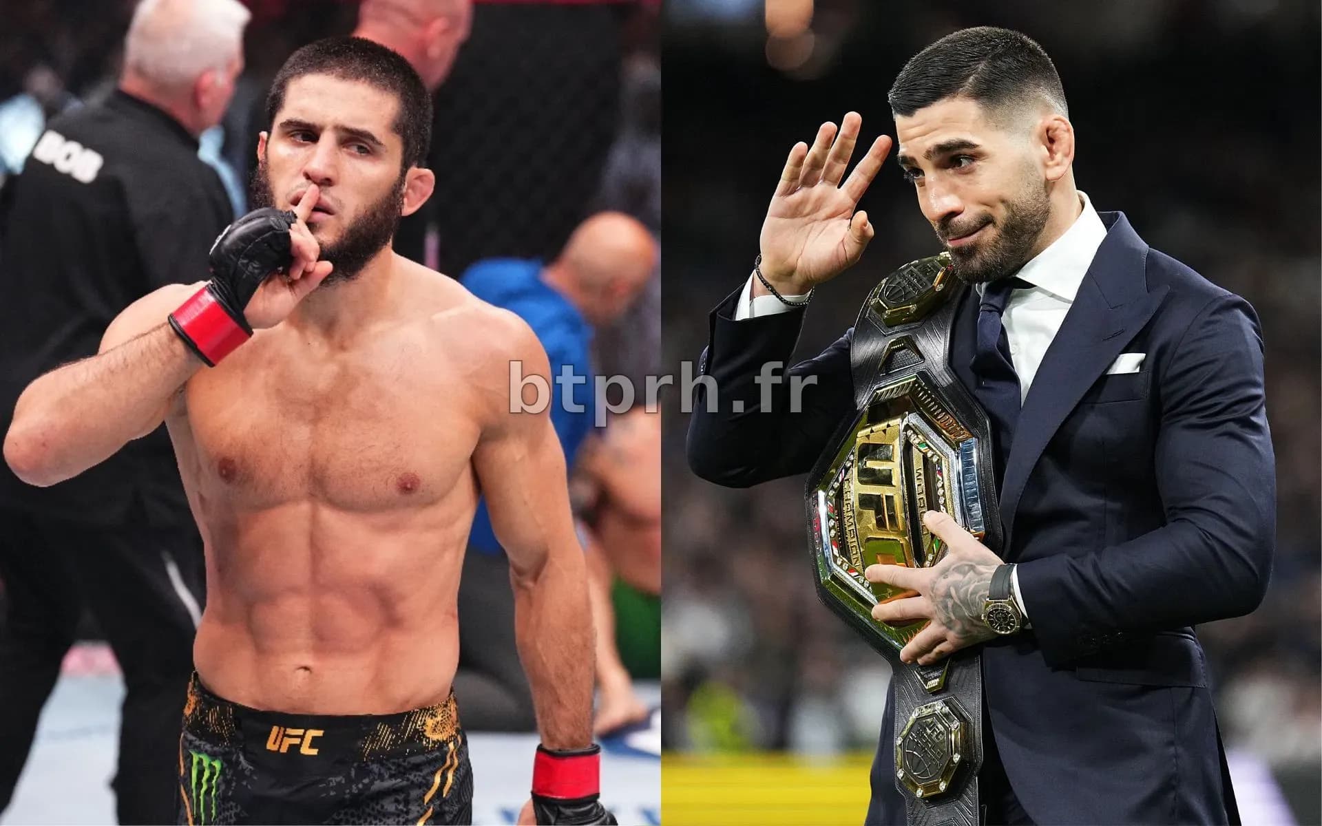 Ilia Topuria takes jibe at Islam Makhachev's by sharing KO video issues ...