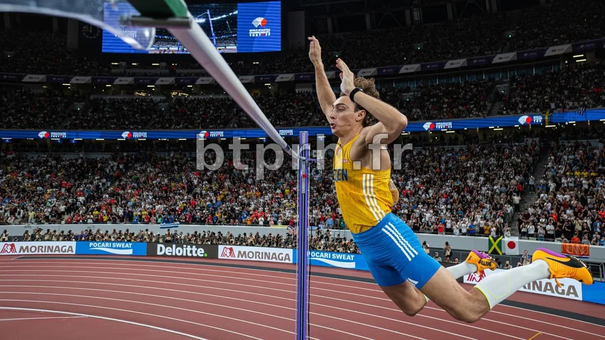 Mondiaux d'athlétisme: stratosphérique Armand Duplantis qui bat (encore ...