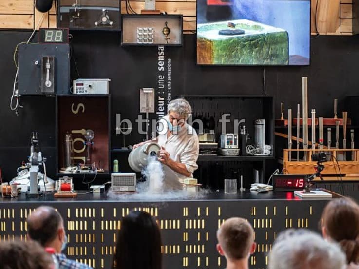 Étincelles du Palais de la découverte