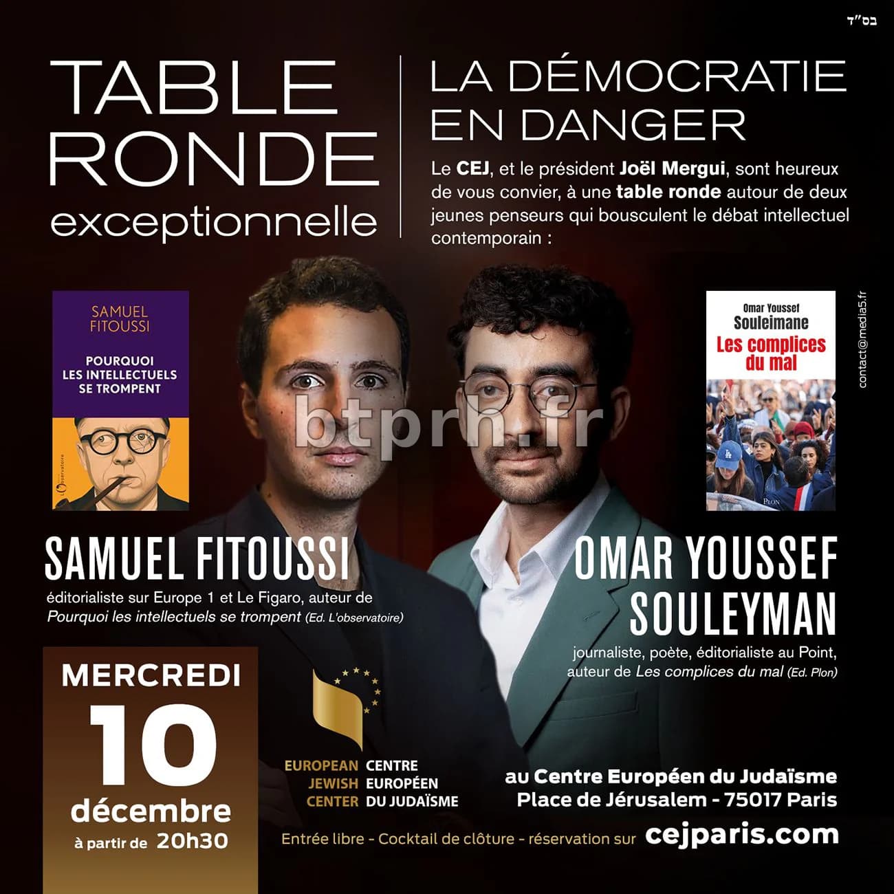 La démocratie en danger - avec Samuel Fitoussi et Omar Youssef ...