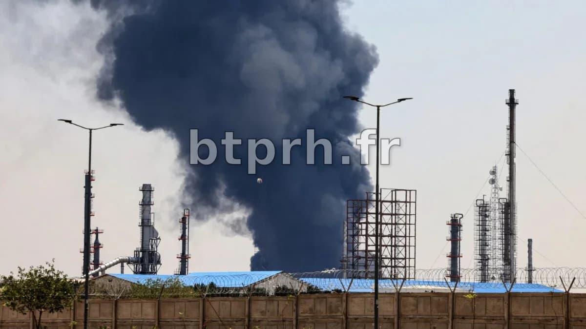 Après les attaques contre les installations pétrolières d'Iran, une pluie noire toxique menace la population