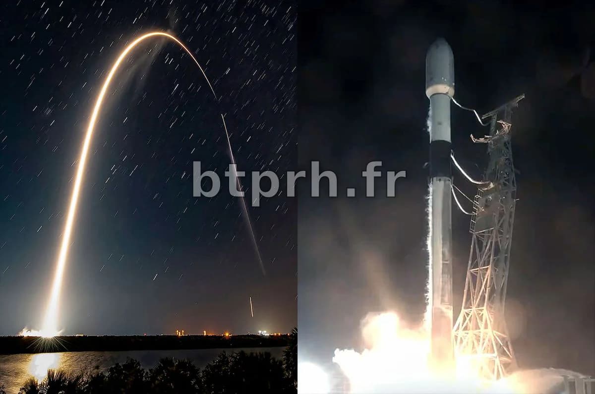 Deux jours, deux côtes : deux nouveaux lancements de satellites Starlink par SpaceX