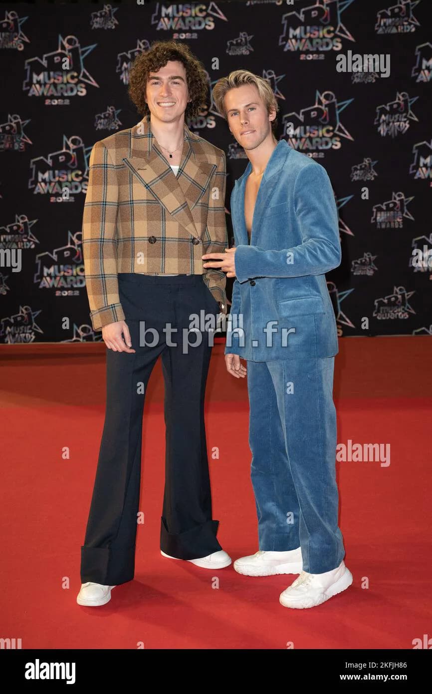 Dorian Lauduique and Cesar de Rummel from band Ofenbach attend the 24th ...