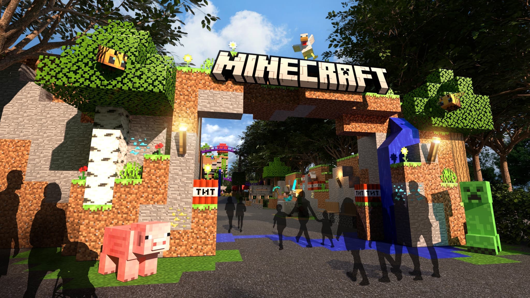 "Minecraft": le célèbre jeu vidéo arrive dans des parcs d'attractions